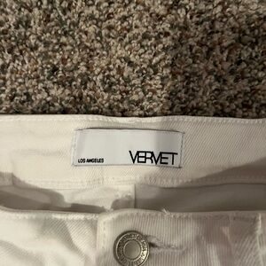 Vervet Women's White Ankle & Cropped Jeans